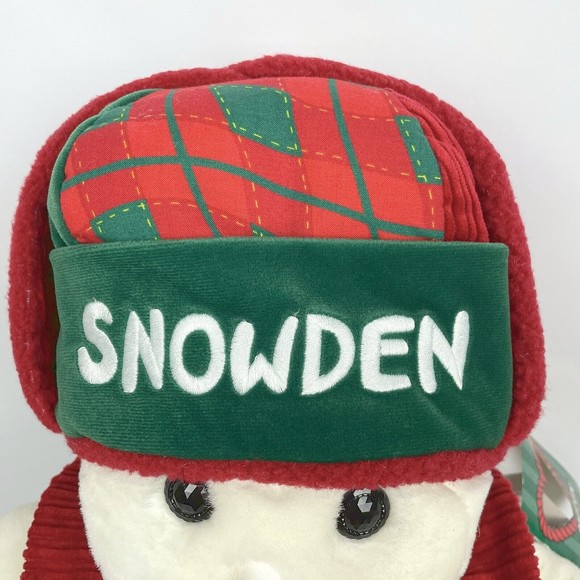VTG NOS 1998 Snowden Plush Snowman Christmas 24” Commonwealth Target w/ Tags - Picture 5 of 15
